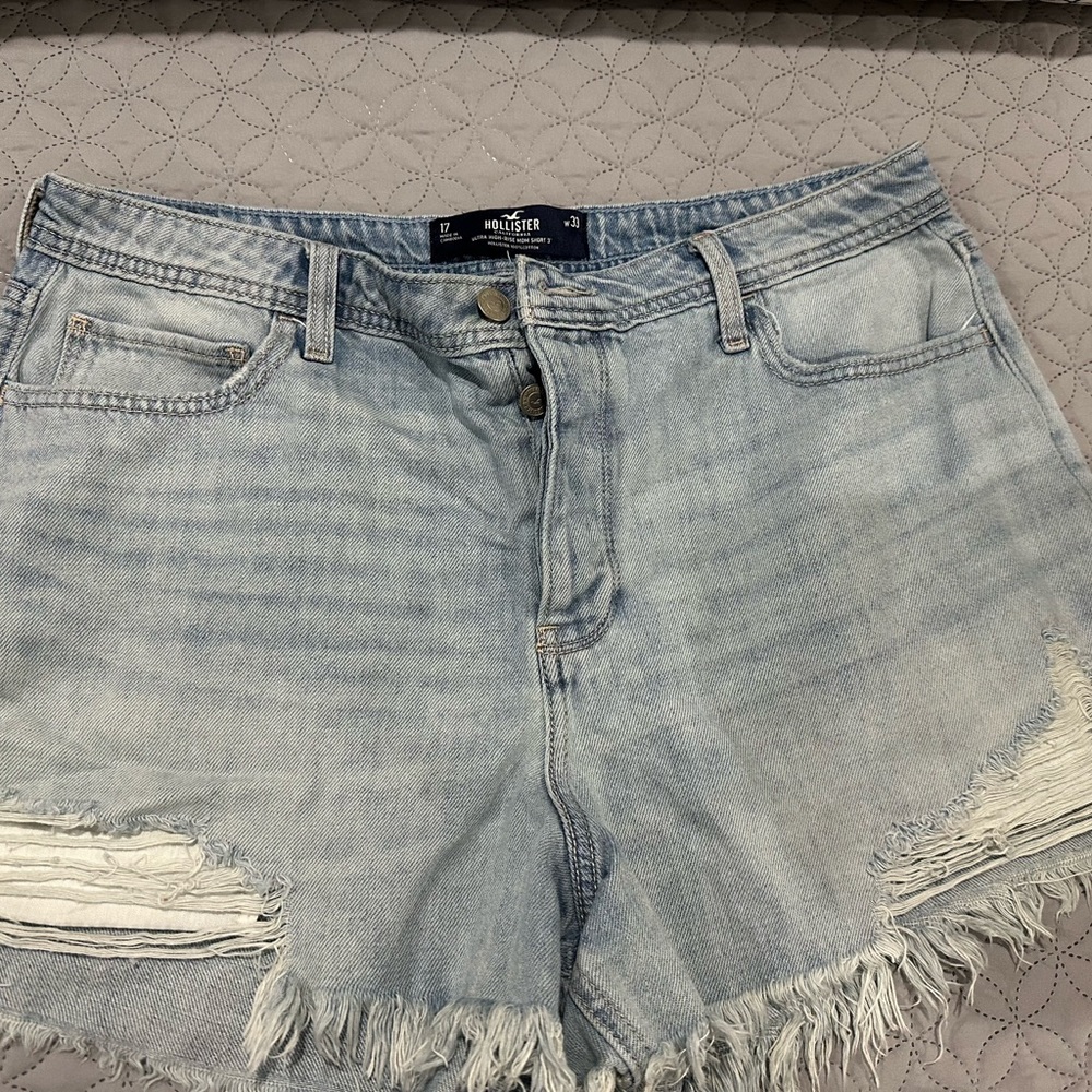 Denim shorts